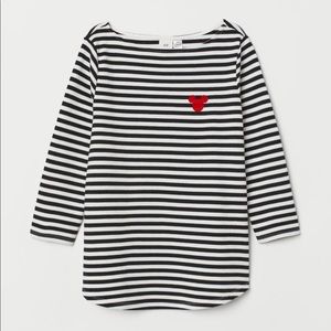 H&M Plus Size Mickey Striped Top 3X